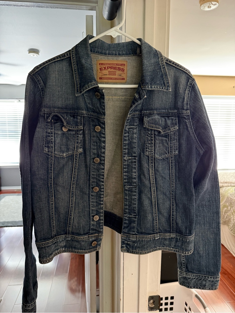 Express Denim Jacket in Faded Blue